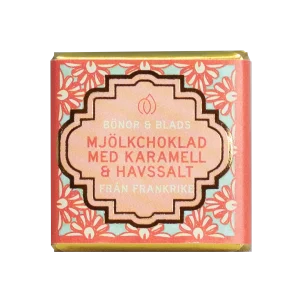 BÖNOR & BLADS MJÖLKCHOKLAD MED KARAMELL & HAVSSALT 5 GRAM