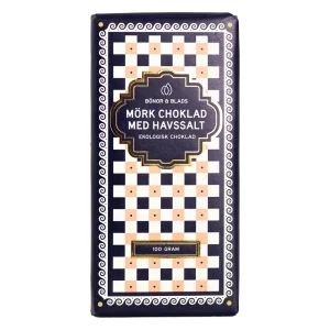 BÖNOR & BLADS EKOLOGISKA MÖRKA CHOKLAD MED HAVSSALT