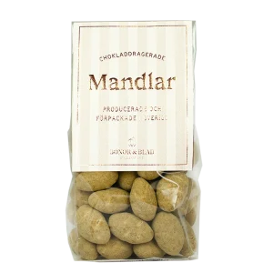 MANDLAR – SALMIAKMANDEL I VIT CHOKLAD